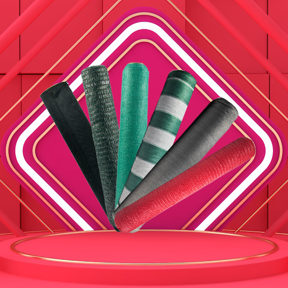Chinese Factory Red HDPE Agriculture Shade Net pour Garden