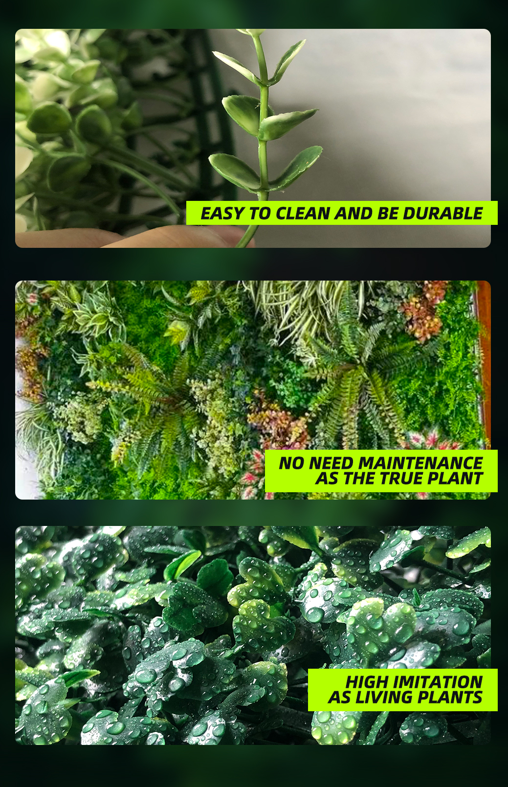 fabricant de feuilles artificielles