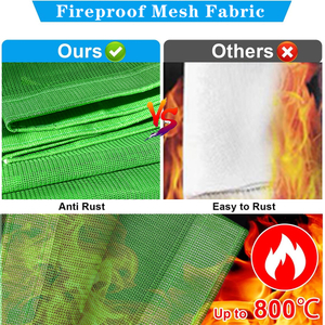 Fire de sécurité PVC Net de sécurité enduit Fireproof Mesh pour la construction