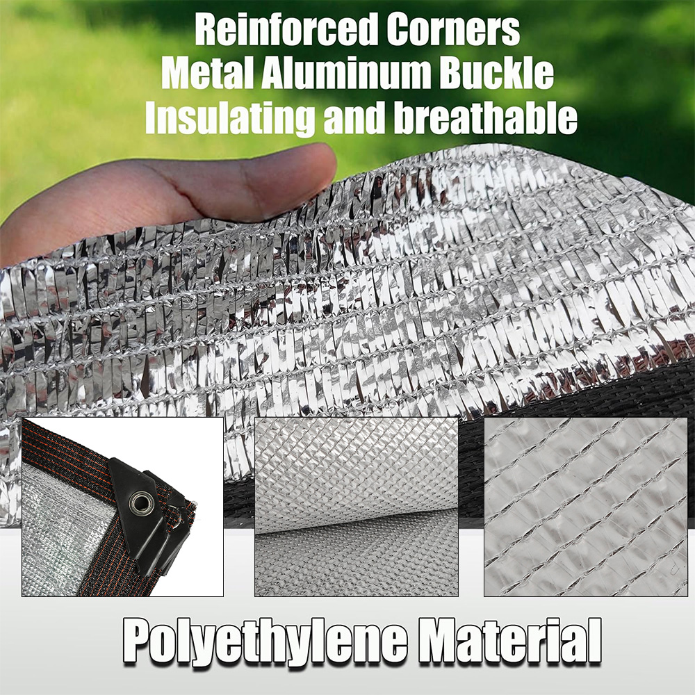 Soleil blanc extérieur réfléchissant en aluminium en aluminium