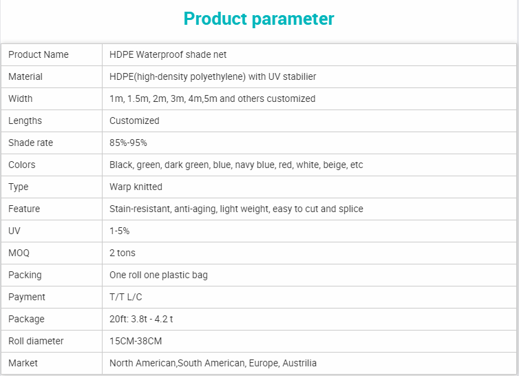 filet d'ombrage imperm&eacute;able3
