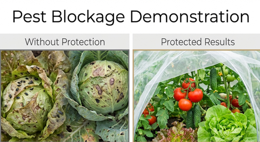 filet de protection contre les insectes