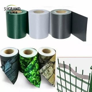 Tarpaulin tissu jardin clôture de confidentialité PVC Strip Tarpaulin Écran clôture