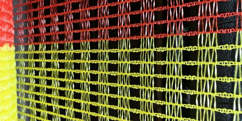 Net d'avertissement jaune et orange 60gsm