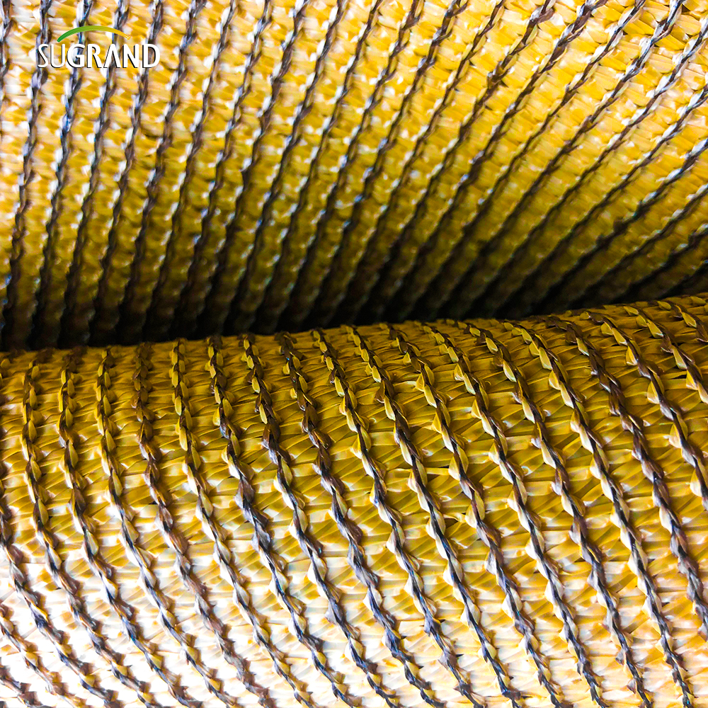 Filet d'ombrage à trois aiguilles vert citron