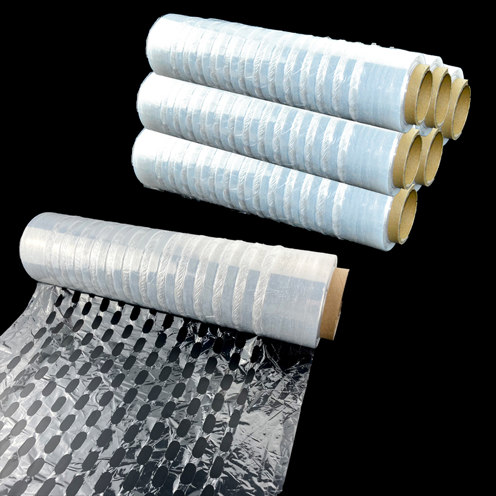 Film enveloppe d'étirement ventilé film enveloppe respirant pour l'emballage de palettes