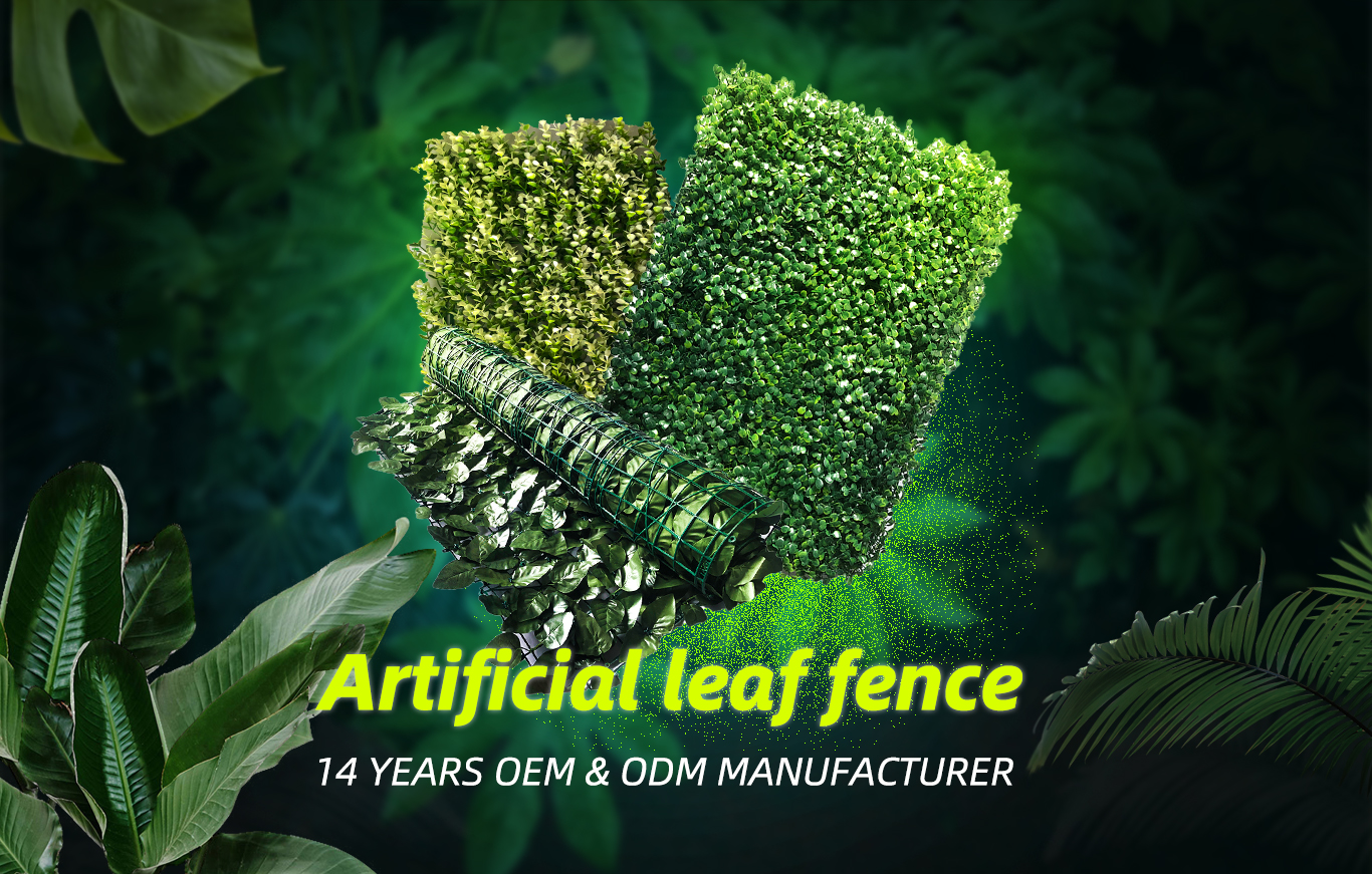 Mur &agrave; l'herbe artificiel 