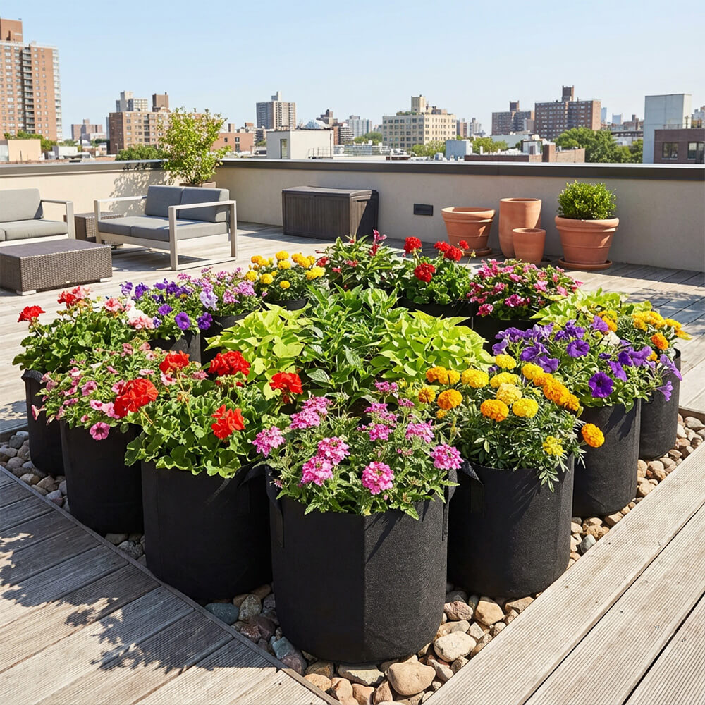 Sacs de culture en gallons de tissu non tissé en gros