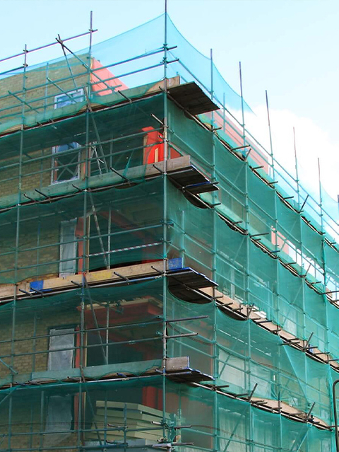 Filet d'échafaudage