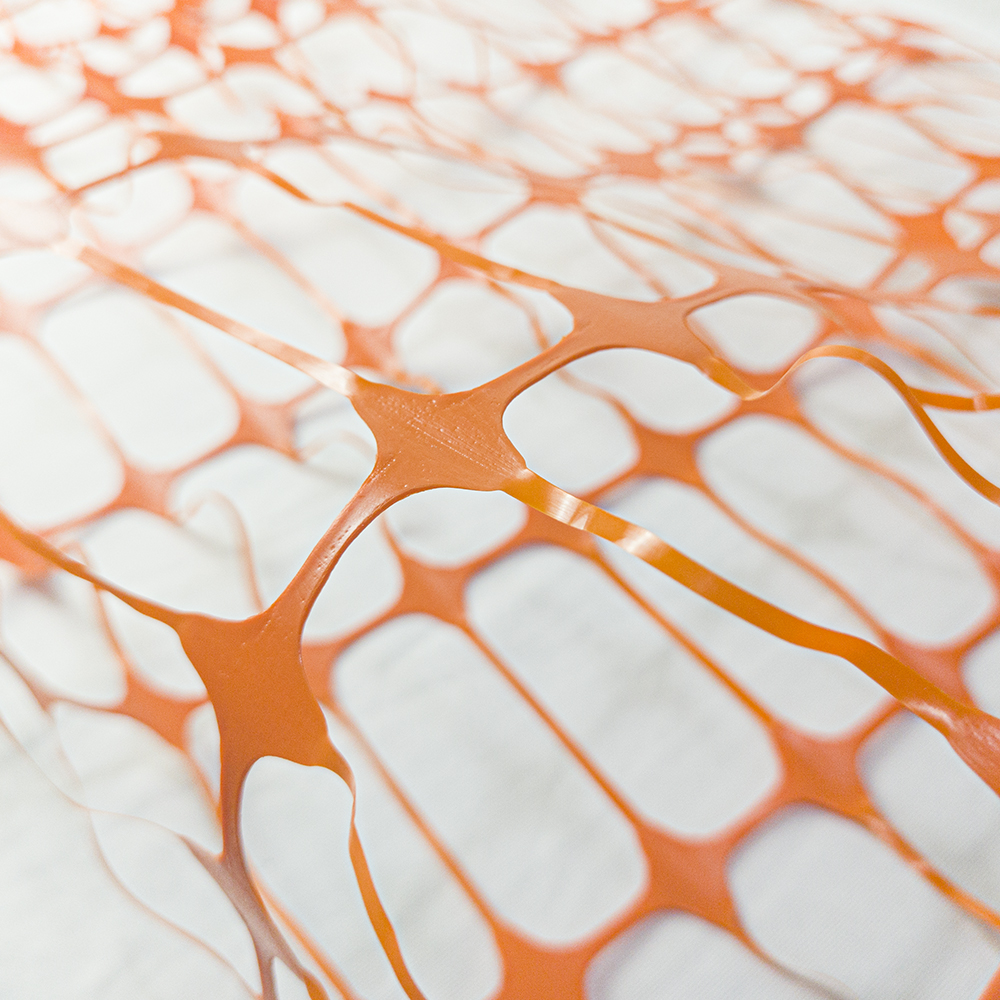 Clôture de filet de clôture orange 1x50m en plastique en plastique