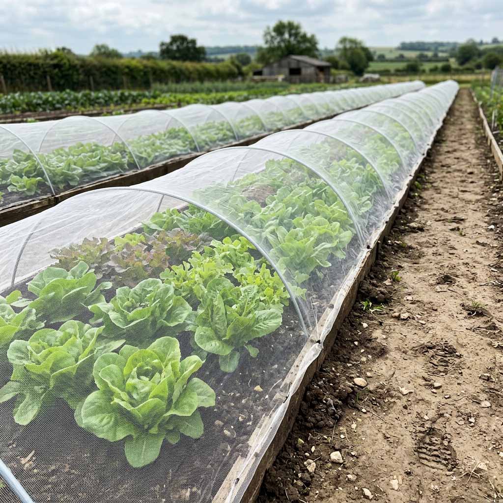 Filet anti-insectes en maille HDPE 50 pour l'agriculture