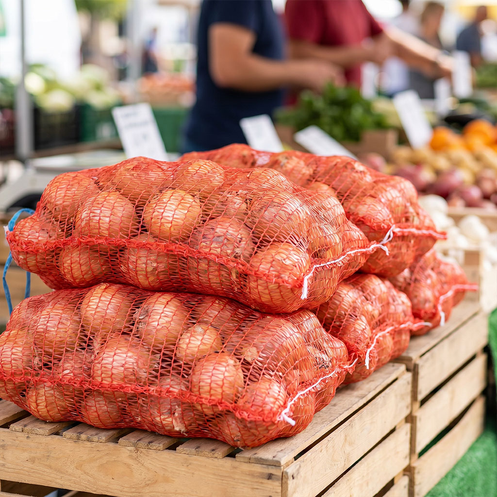 Sac Leno en gros sac d'oignon sac en filet de pomme de terre